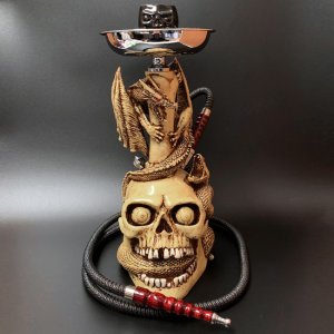 画像1: 17" Dark Soul Hookah 【 日本語説明書付き　／ シーシャ用 フーカー 水パイプ 】