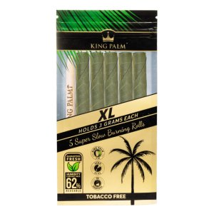 画像1: KING PALM - XL Natural Pre-Rolled ナチュラルリーフラップ 5本入り