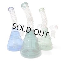 Stemless Twisted Glass Bong ステムレス ツイステッド ガラスボング 20cm