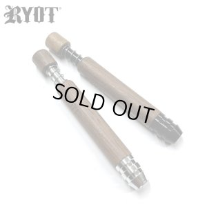 画像1: RYOT -  Wood Spring One Hitter ウッド　スプリング式ワンヒッターパイプ