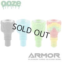 OOZE - Armor Silicone Bong Bowl - ガラスボング　水パイプ用　火皿 ／ 14mm & 18mm オス型（CBDカートリッジ使用可能）