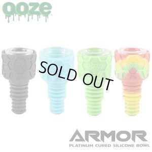 画像1: OOZE - Armor Silicone Bong Bowl - ガラスボング　水パイプ用　火皿 ／ 14mm & 18mm オス型（CBDカートリッジ使用可能）