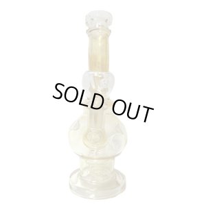 画像2: Color Changing Glass Bong ステムレス シャワーヘッド カラーチェンジ ガラスボング 19.5cm