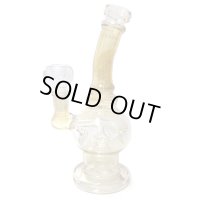 Color Changing Glass Bong ステムレス シャワーヘッド カラーチェンジ ガラスボング 19.5cm