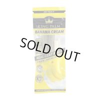 KING PALM - Mini Pre-Rolled Banana Cream ナチュラルリーフラップ 2本入り