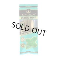 KING PALM - Mini Pre-Rolled Magic Mint  ナチュラルリーフラップ 2本入り