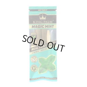 画像1: KING PALM - Mini Pre-Rolled Magic Mint  ナチュラルリーフラップ 2本入り