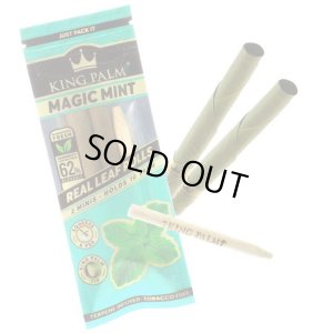 画像3: KING PALM - Mini Pre-Rolled Magic Mint  ナチュラルリーフラップ 2本入り