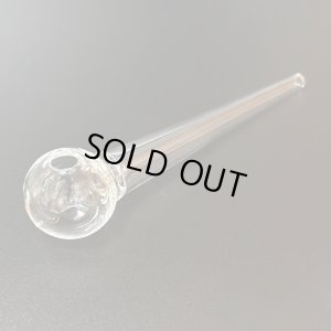 画像1: Thick Pyrex Glass クラックパイプ ガラパイ - 15cm