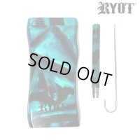 RYOT -  Acrylic Magnetic Dugout with One Hitter  ワンヒッターボックス ／ グリーン&ブラック