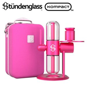 画像1: （正規品）  Stundenglass - Kompact Gravity Hookah Pink コンパクト グラビティボング ＆ フーカー ピンク （ シーシャ用フーカー & 水パイプ ボング）  