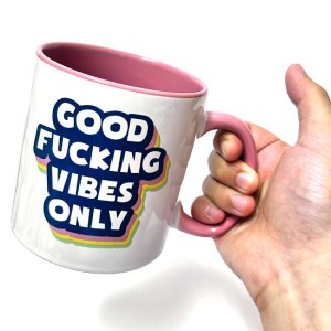 画像3: Good Fucking Vibes Giant Mug 22oz ジャイアント マグカップ