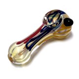 Color Changing Stripe Glass Pipe ガラスパイプ