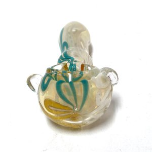 画像4: Color Changing Stripe Glass Pipe ガラスパイプ