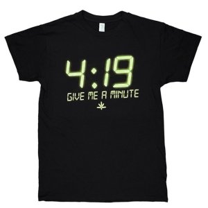 画像1: Brisco Brands - 4:19 Give Me a Minute ユニセックス Tシャツ ／ ブラック