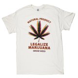 Brisco Brands - Legalize MJ ユニセックス Tシャツ ／ ナチュラル