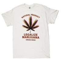 Brisco Brands - Legalize MJ ユニセックス Tシャツ ／ ナチュラル