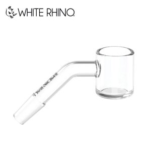 画像1: White Rhino - 2mm Quartz Banger 45° ワックス・ ダブリグ用　火皿 バンガーネイル（太さ14mm ／ オス型 ）