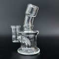 Stemless Mini Glass Bong ステムレス ミニガラス ボング（火皿なし）9.5cm