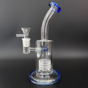 画像1: Thick Stemless Glass Bong チック ステムレス ガラスボング 21cm