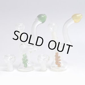 画像: 【ワックス＆ドライハーブ用】Wax & Herbs グラス・スクリュー・ミニバブラー 13cm