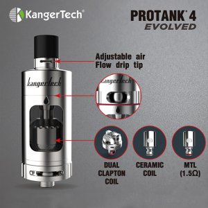 画像: Kanger - PROTANK4【電子タバコ／VAPEアトマイザー】