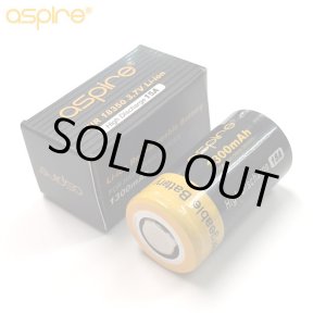 画像: Aspire - INR 18350 リチウムイオン充電池【フラットトップ／1300mAh】