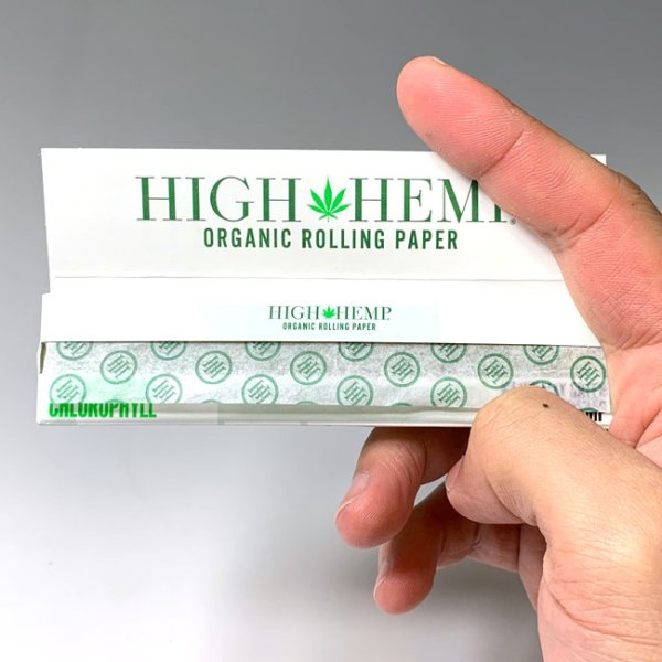 画像2: HIGH HEMP - Organic Hemp ペーパー キングサイズ スリム 107mm (2)