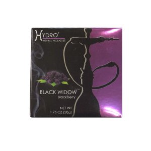 画像: HYDRO Herbal - Black Widow ブラックベリー 50g（ニコチンなし シーシャ用ハーブフレーバー）