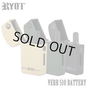 画像: RYOT  - VERB 510 BATTERY （510規格 CBD カートリッジ バッテリー ヴェポライザー）