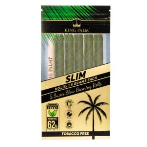 画像: KING PALM - Slim Natural Pre-Rolled with Boveda ナチュラル リーフ ラップ 5本入り