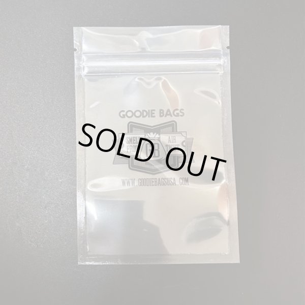 画像1: 【ニオイが漏れないパケ】 GOODIE BAGS - ジップバッグ 100mm x 152mm (1)