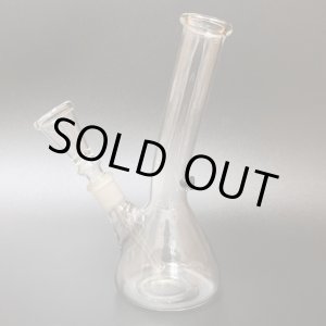 画像: 7inch Clear Glass Bong Beaker  ガラスボング 18cm