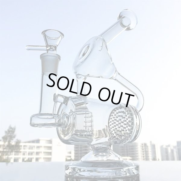 画像2: Glass Recycler Bong 23cm ガラス リサイクラー ボング (2)