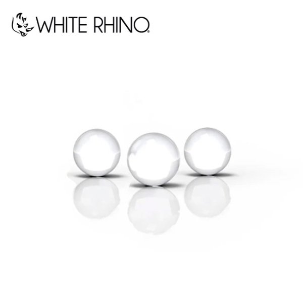 画像1: White Rhino - Diamond Terp Ball タープボール／ダブパール 6mm 3個入り （Wax・Dab用 ） (1)