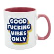 画像1: Good Fucking Vibes Giant Mug 22oz ジャイアント マグカップ (1)