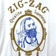 画像2: ZIG ZAG - ジグザグ 公式 メンズ Tシャツ ／ ホワイト (2)