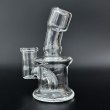 画像1: Stemless Mini Glass Bong ステムレス ミニガラス ボング（火皿なし）9.5cm (1)