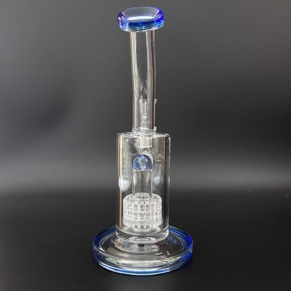 画像2: Thick Stemless Glass Bong チック ステムレス ガラスボング 21cm (2)