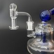 画像3: Flat Top Quartz Banger With Hollow Bubble Cap Ball & Terp Pillar フラットトップ クォーツ バンガー バブルキャップ＆タープピラー付き （WAX・ダブリグ用 火皿） (3)