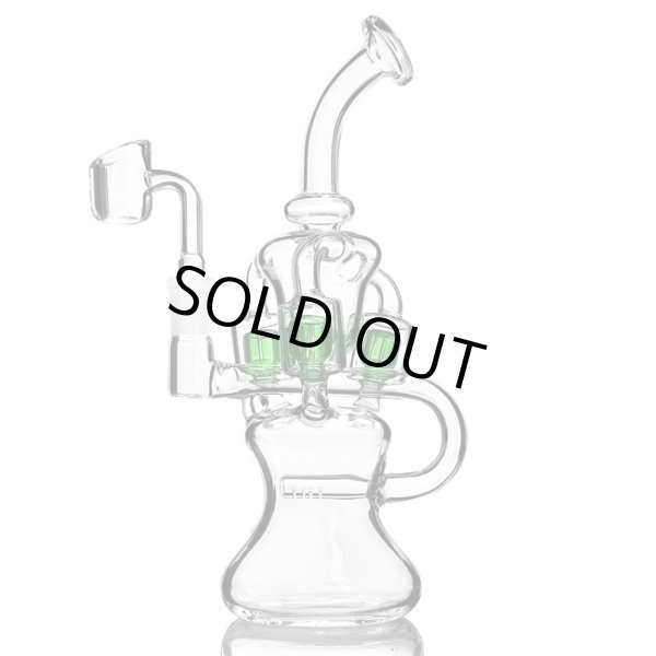 画像1: 5 Arms Chamber Recycler Dab Rig リサイクラー ダブリグ 24cm (1)