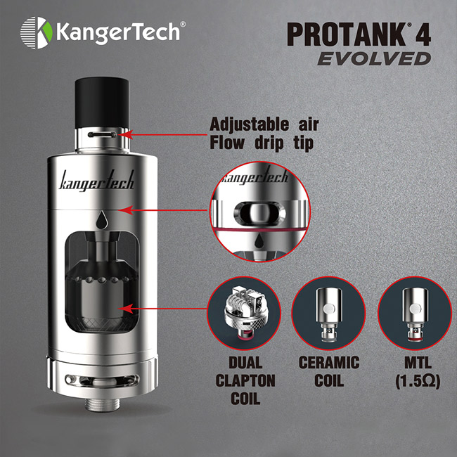 画像: Kangerから新定番アトマイザー「PROTANK4」が登場！