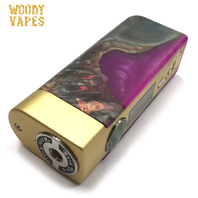 Woody Vapes - Stabilized Wood SIII MOD（ゴールド × パープル