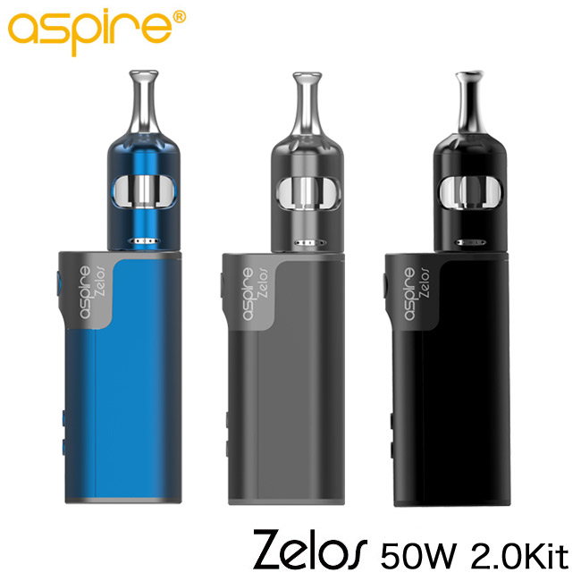 Aspire - Zelos 50W 2.0 Kit 【温度管理機能付き・電子タバコ／VAPE