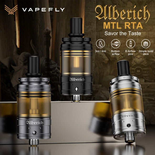 Vapefly - Alberich MTL RTA【中〜上級者向け・電子タバコ／VAPE 